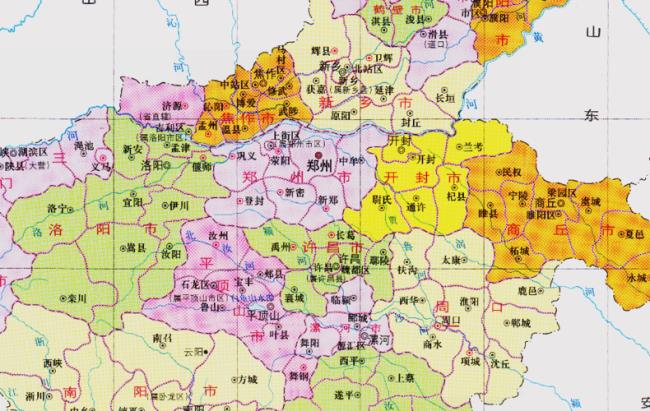 河南在地图位置什么地方