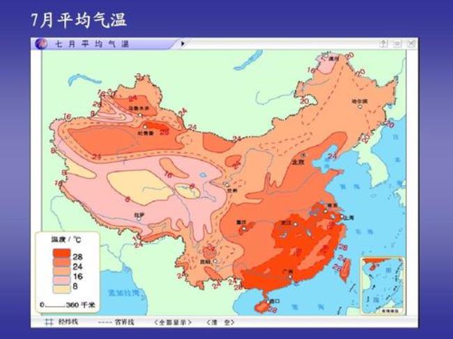 中国季风气候划图