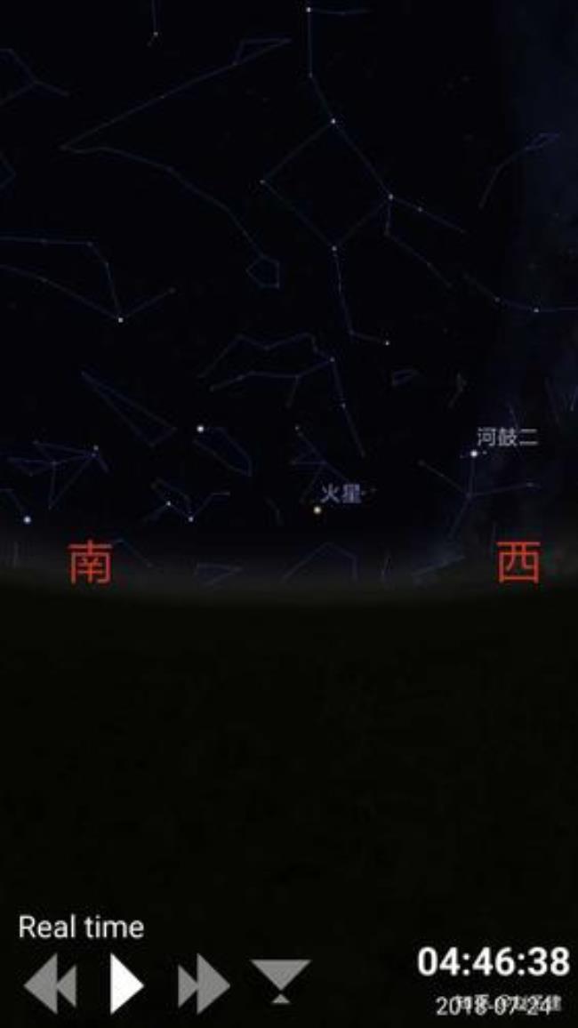 一直在西边的星星是什么星星