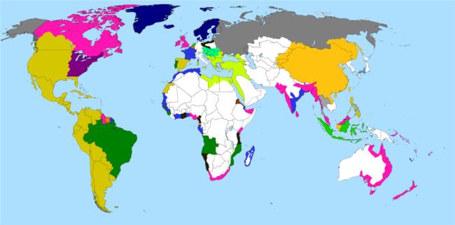 1920年时大英帝国面积