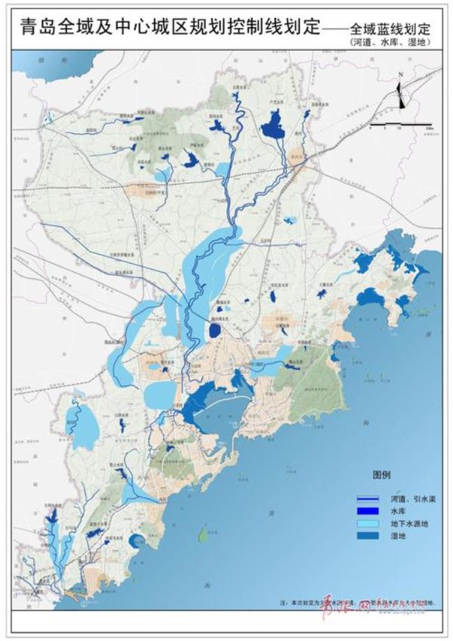 青岛市区分界线