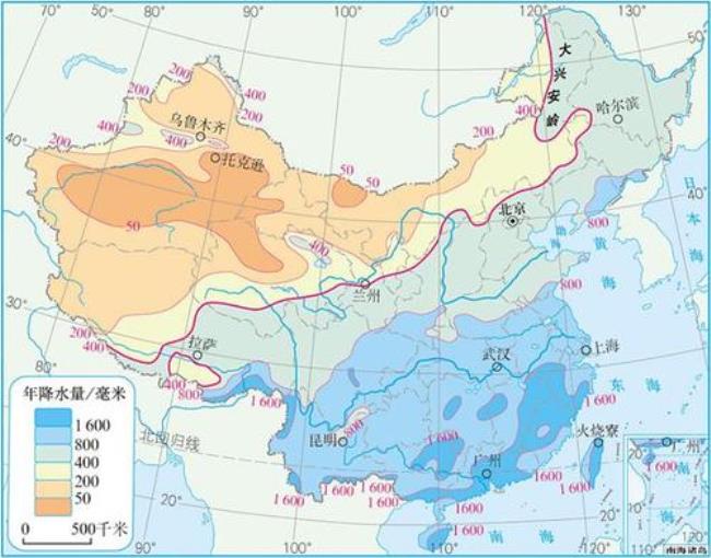 天山作为分界线的地理意义