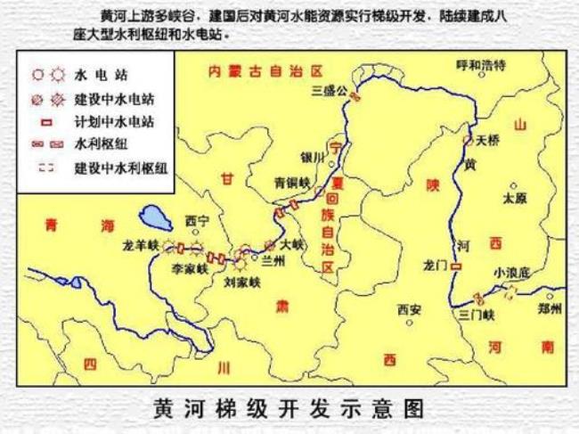 黄河从地图上看像一个什么汉字