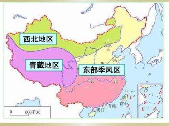 中国哪些地方属于北方