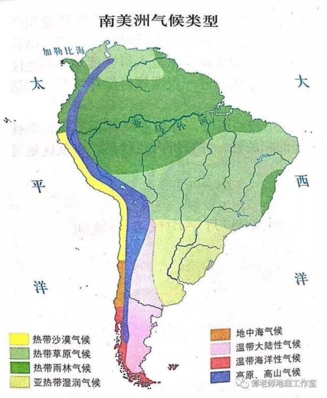 南美洲语言分布图