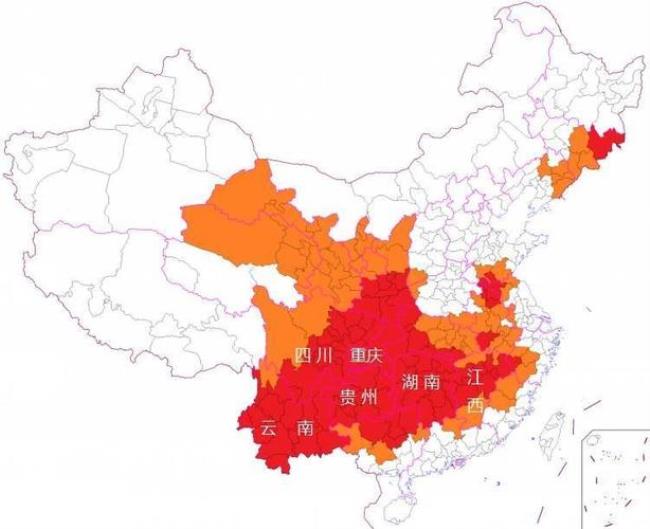 云南省右上角是什么省份