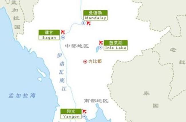 缅甸与中国接壤的四个城市