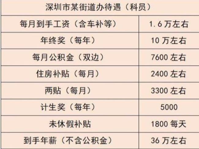 固安公务员工资收入有多少