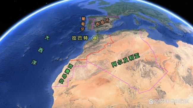 阿尔及利亚与哪个洲隔海相望