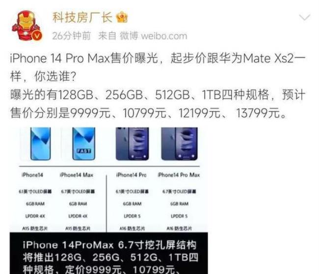 iphone14max运行内存多大