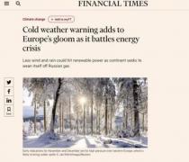 知名英国媒体：今年欧洲的冬天会比往年更冷