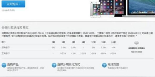 实体店买苹果手机怎么分期