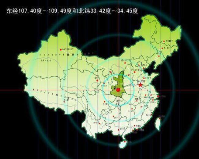 中国纬度划分图高清