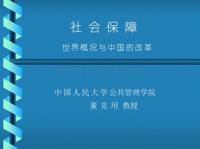 全球社会保障改革措施主要有