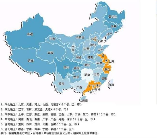 湖北属于华中还是属于华南