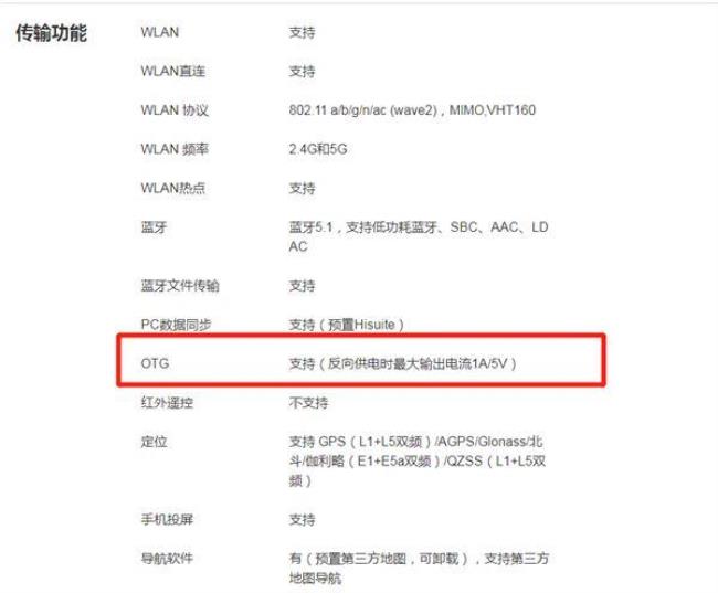 华为畅享手机支持oTG吗