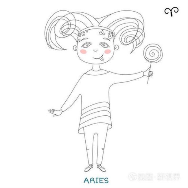 人物绘画：白羊座少女怎么画