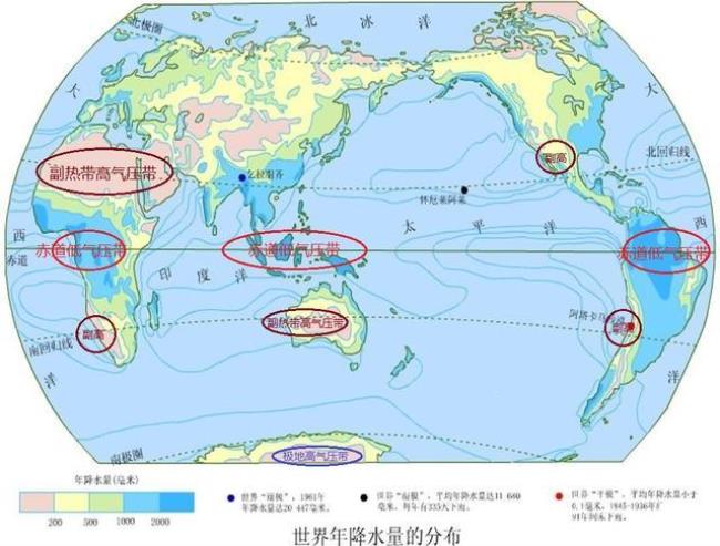 世界年降水量最贫乏的大洲