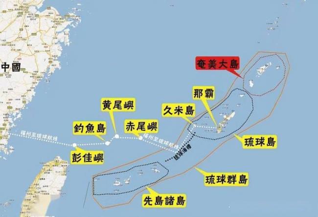 日本冲绳县离台湾多远