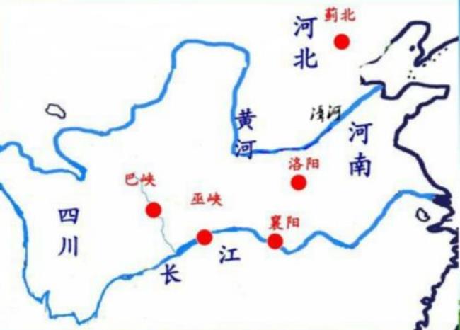 山东省在湖北省的哪面