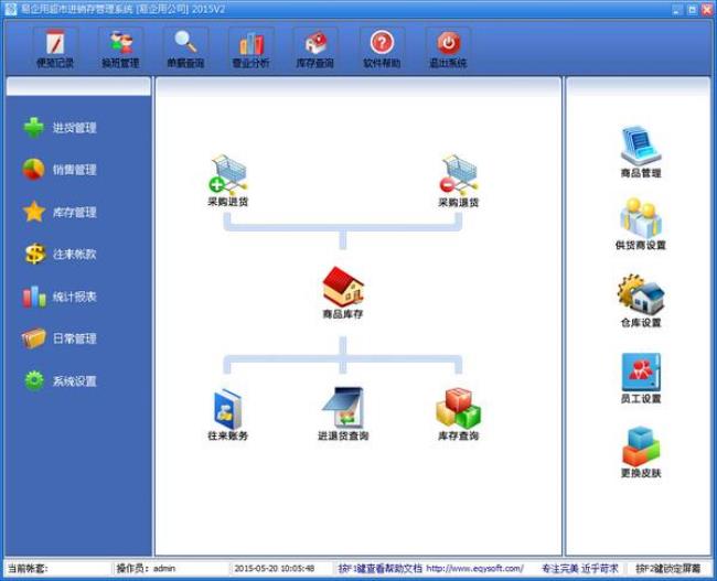 小型超市用的进销存软件