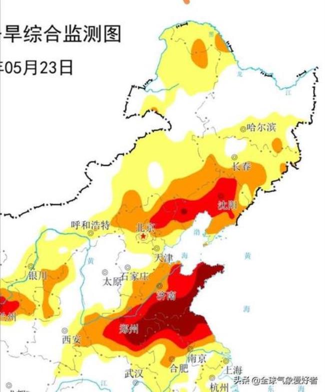 中国地图上半干旱区的地区名称