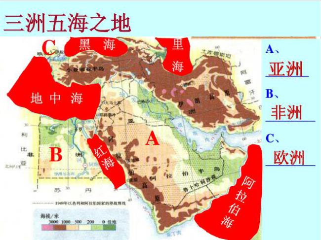 中东地区人口分布特点