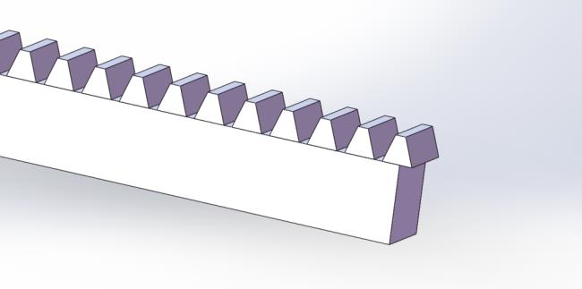 如何使用Solidworks生成齿条