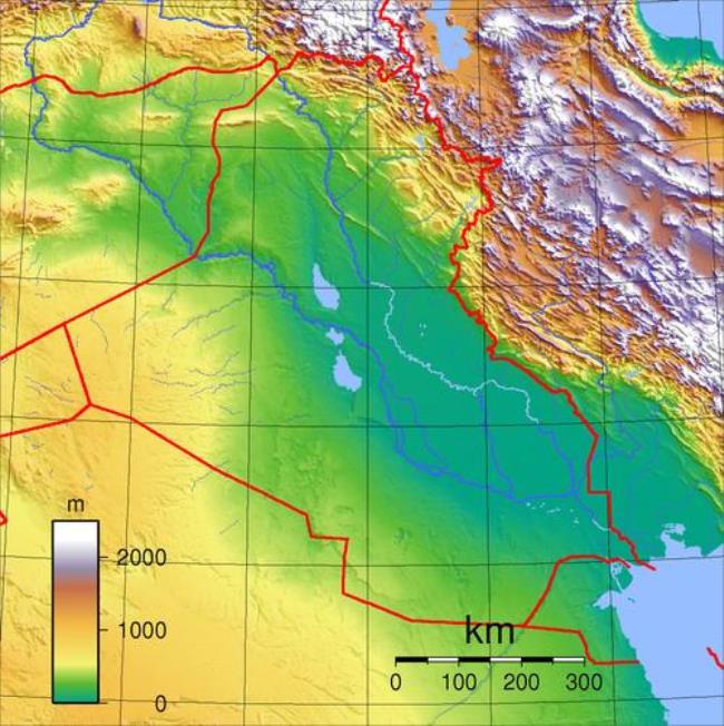 伊拉克地图和人口