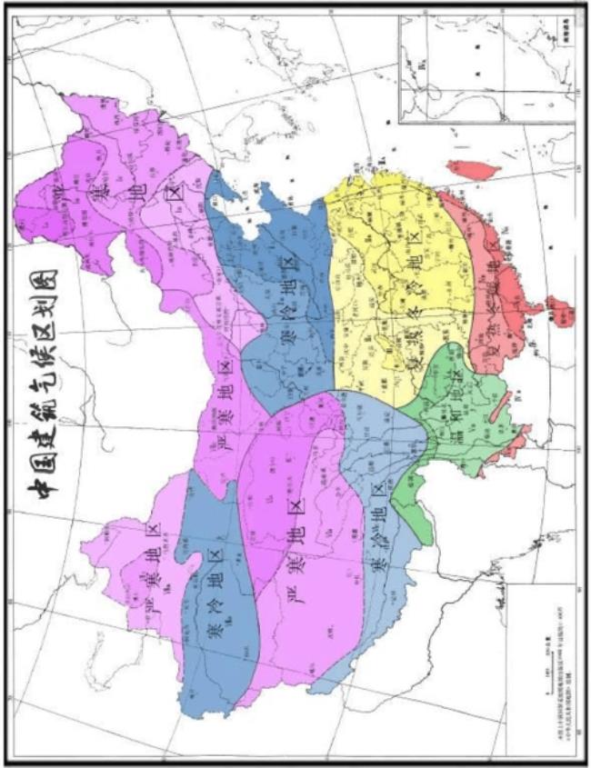 中国地理亚洲气候图