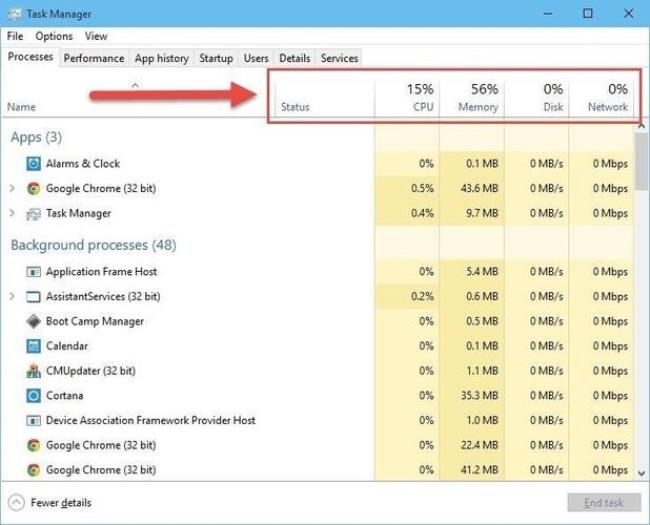 windows任务管理器怎么看进程数