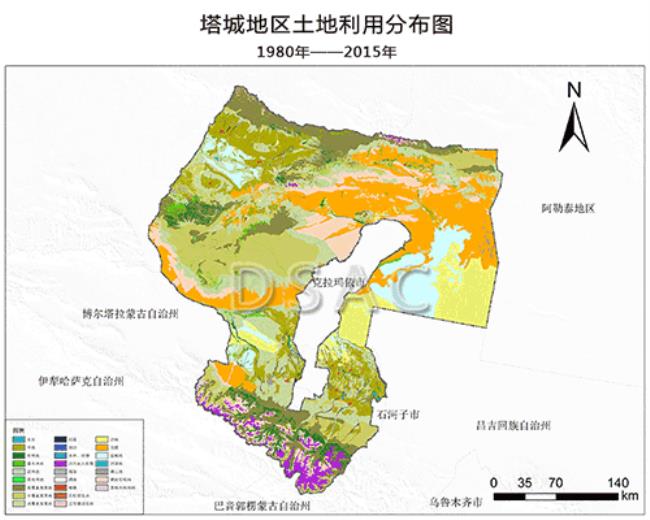 世界五大四六土地分布