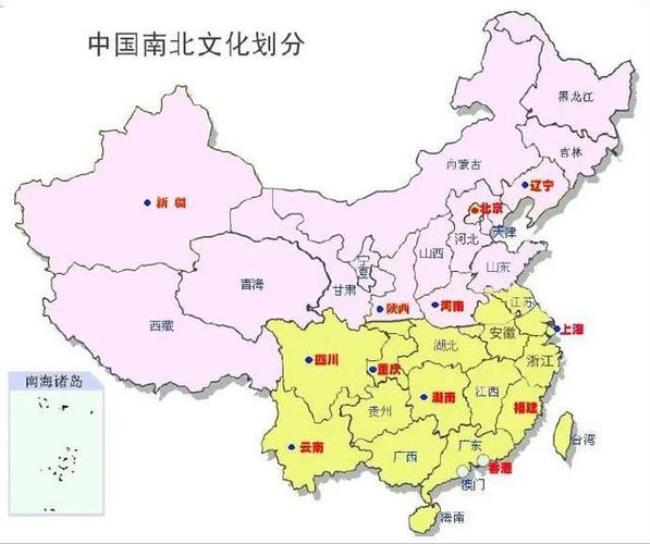 中国三大南北方分界线城市