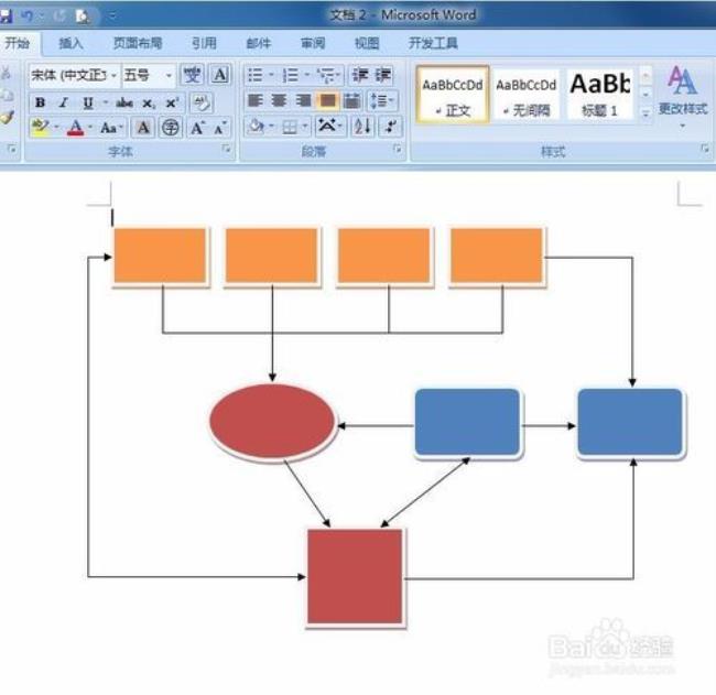 word怎么绘制结构框图