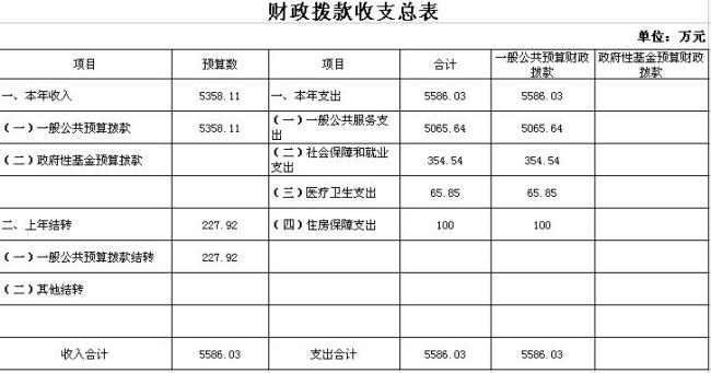 年度预算有哪些项目