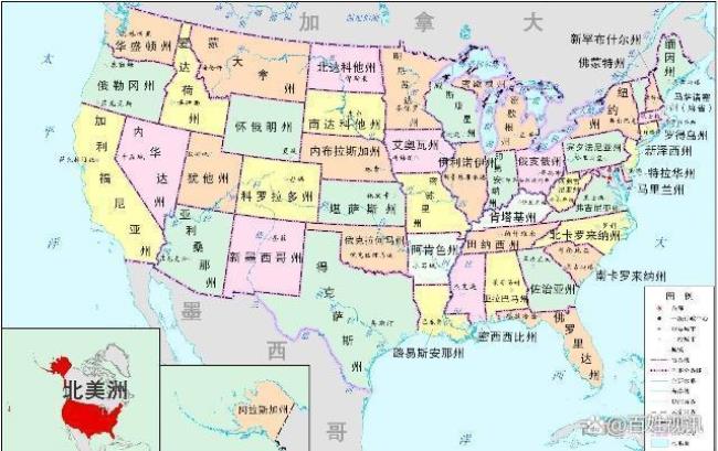美国加里福尼亚州像中国哪里