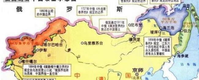 中俄瑷珲条约为何是1958年签订的