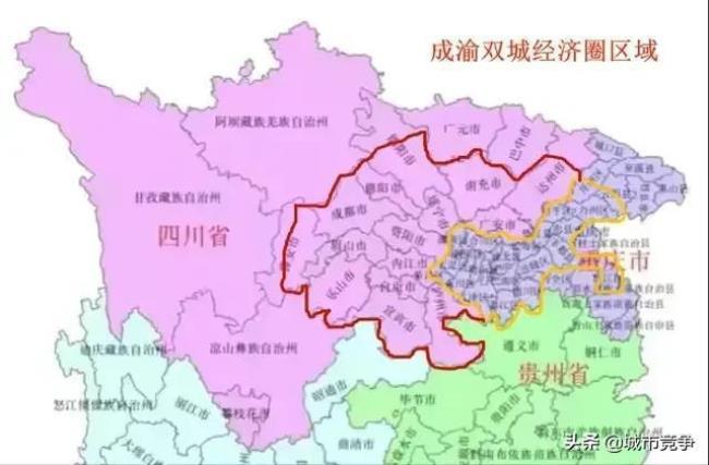 四川周围的城市