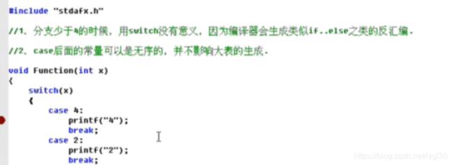 c语言中switch的含义