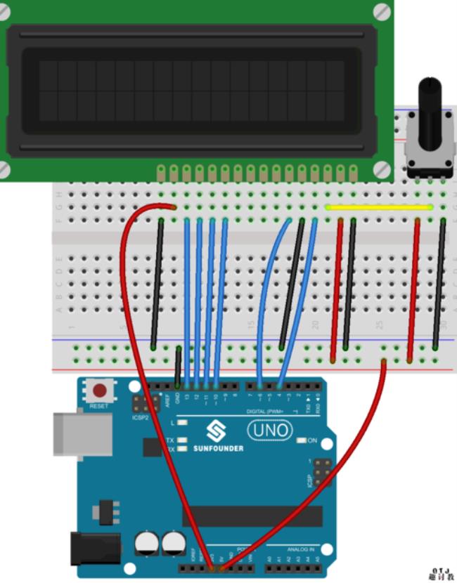 lcd1602调试方法