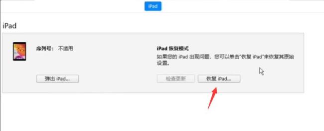ipad升级时恢复模式怎么退出