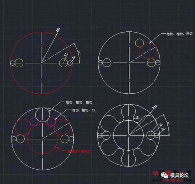 cad如何快速画方位