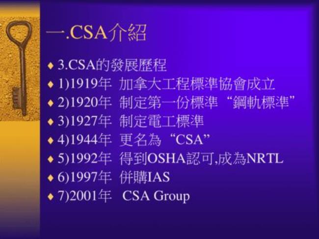 csa制是做什么的