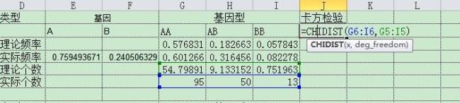 excel怎么算卡方值