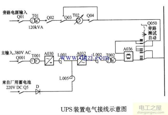 ups输出空开并机怎么接