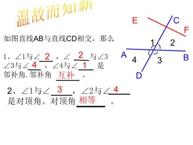 邻补角是什么