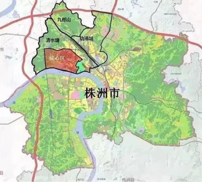 株洲县市区划分