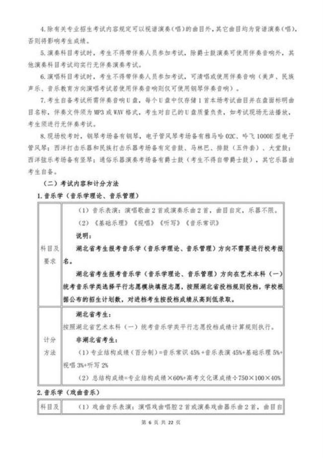 武汉音乐学院2022开学时间