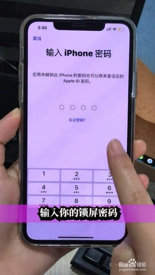 iphone设置里面的密码是干什么的