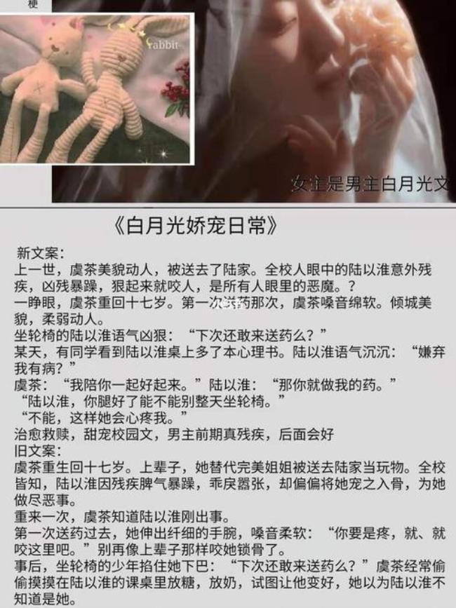 男生心中的白月光是什么意思